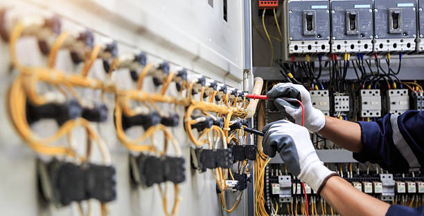 Professional Electrician technician working in White Castle, LA